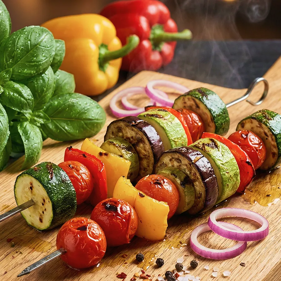 Овощи на мангале